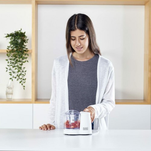 Black & Decker kop-blender 600 W - hvid/sort, 1,2 l