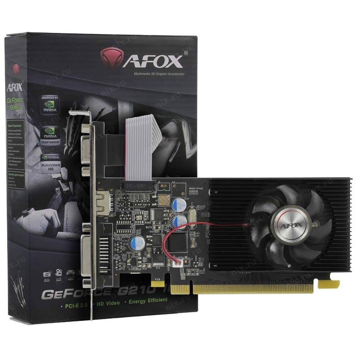 Grafikkort Afox Af210 1024d2lg2 Ram Geforce G210