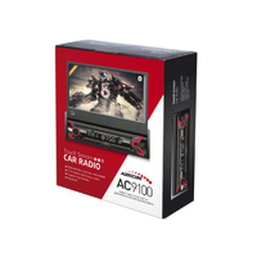 CD Radio til bil AudioCore AC9100 Sort Rød