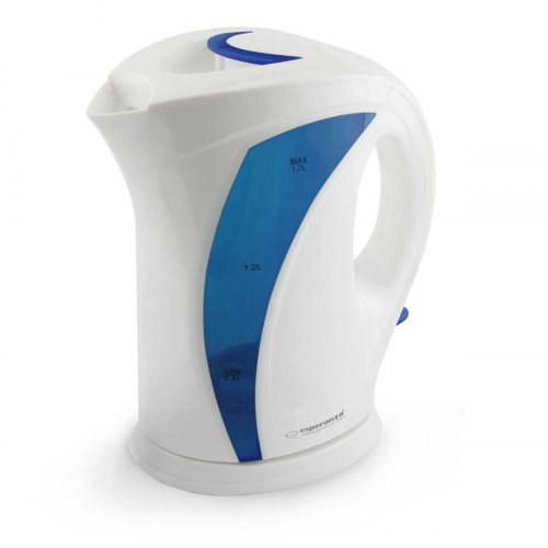Esperanza EKK018G vandkedel 1,7 l - blå/hvid, 2.200 W