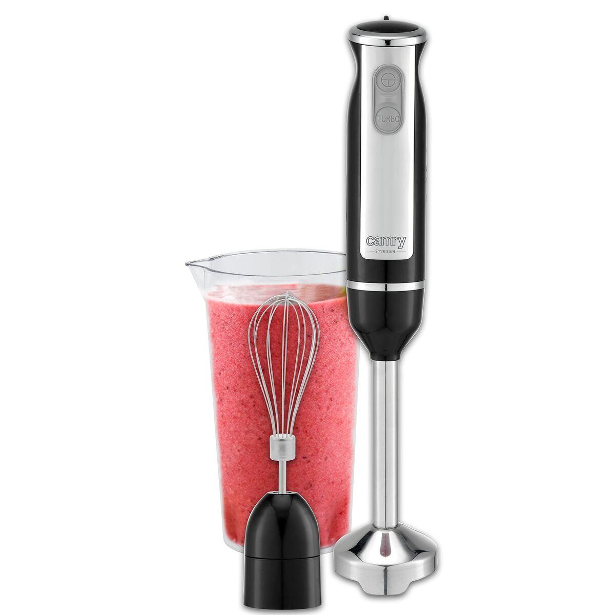 Adler Håndblender CR 4621 - Sort/Sølv, 1000 W