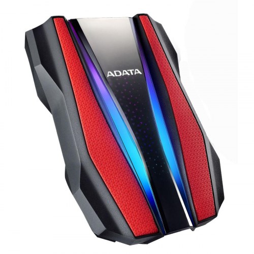 Adata HD770G ekstern harddisk 1 TB - sort/rød, 2,5"