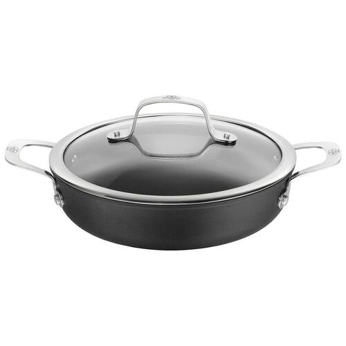 Gryde Med Låg Ballarini Alba ALBG3ED.24D Grafit Titanium Rustfrit stål Aluminium Ø 24 cm