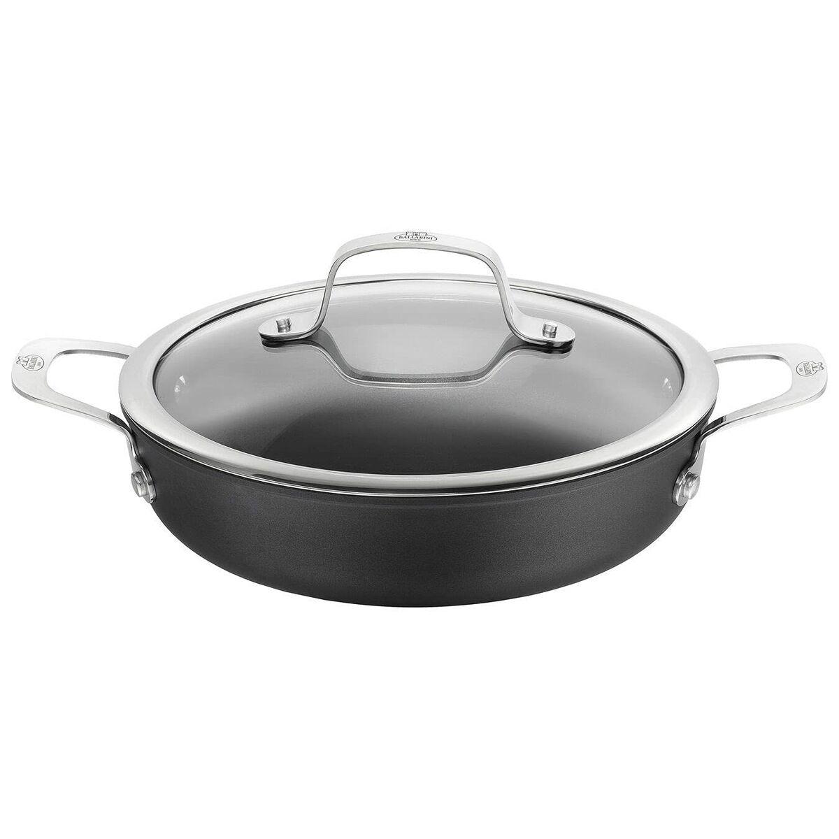 Gryde Med Låg Ballarini Alba ALBG3ED.24D Grafit Titanium Rustfrit stål Aluminium Ø 24 cm