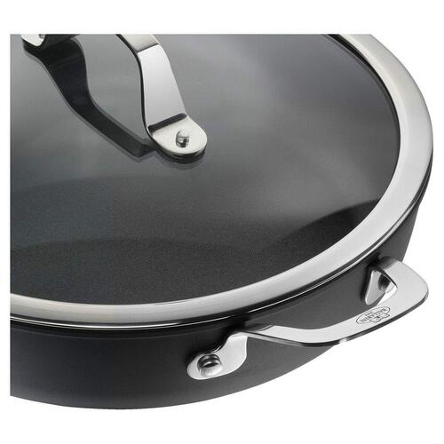 Gryde Med Låg Ballarini Alba ALBG3ED.24D Grafit Titanium Rustfrit stål Aluminium Ø 24 cm