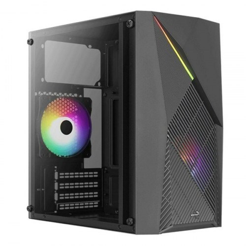 Aerocool RAIDER MINI-G-BK-v3 - ATX semi-tårn kabinet (sort)