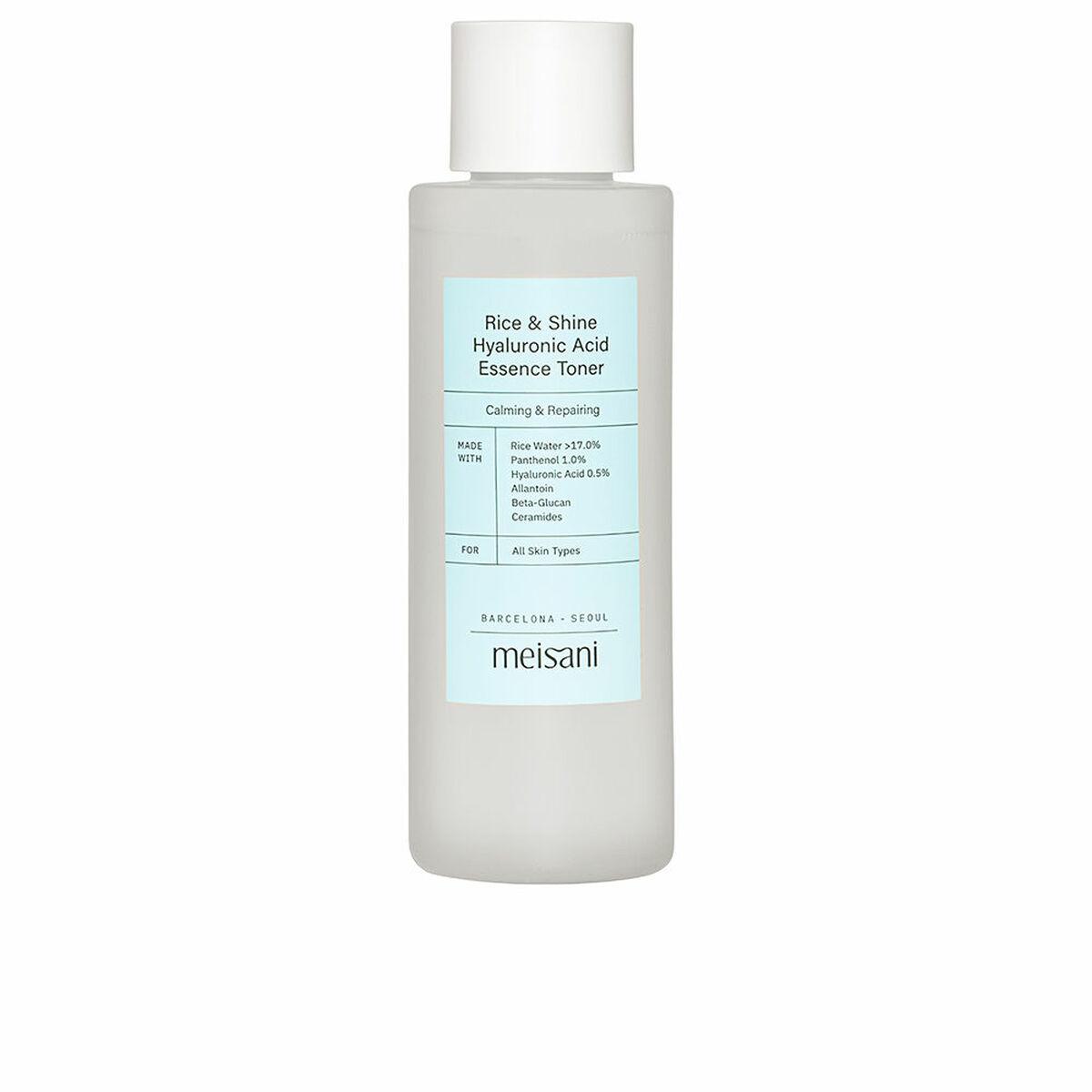 Ansigtstoner Meisani Rice & Shine Hyaluronic Acid 150 ml