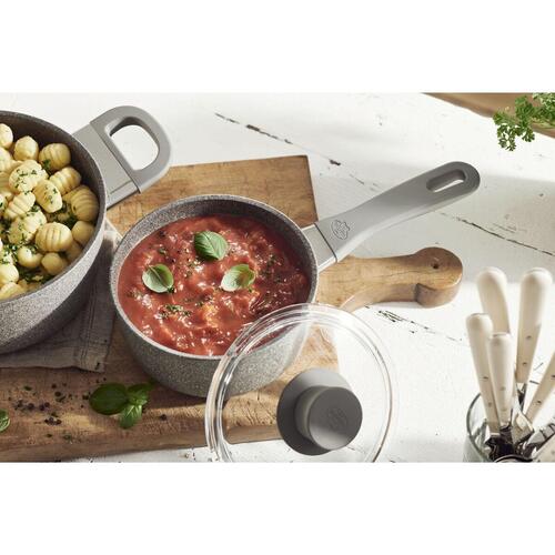 Kasserolle Ballarini 75002-934-0 Sort Grå Aluminium Ø 16 cm 1,5 L (1 enheder)