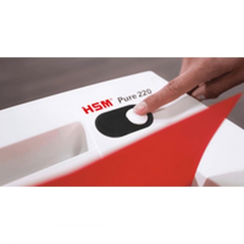 Hsm Pure 220 papirmakulator - 20 l, hvid, P-4