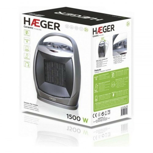 Varmeblæser keramisk 1500 W - Haeger FH-15C.012A