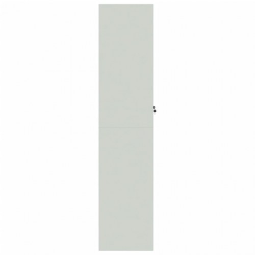 Arkivskab 90x40x180 cm stål lysegrå