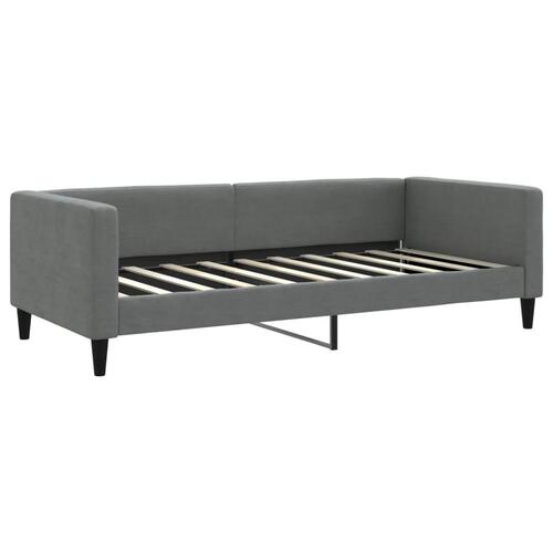 Daybed 90x190 cm stof mørkegrå
