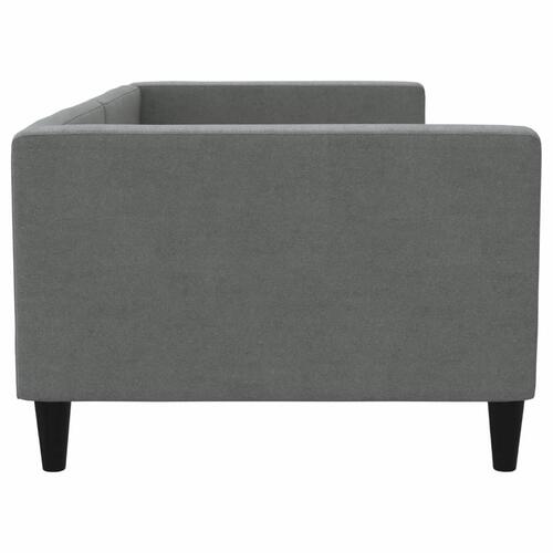Daybed 90x190 cm stof mørkegrå