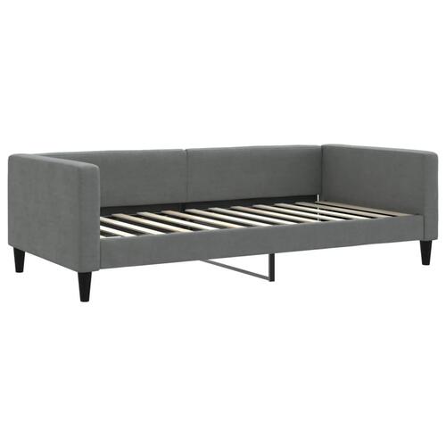 Daybed 100x200 cm stof mørkegrå