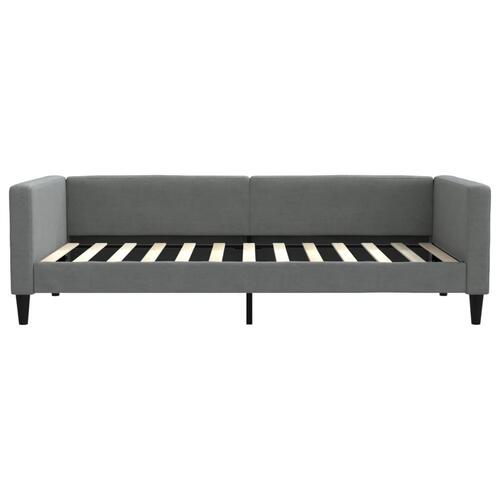 Daybed 100x200 cm stof mørkegrå
