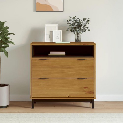 Kommode FLAM 80 x 40 x 80 cm i massivt fyrretræ