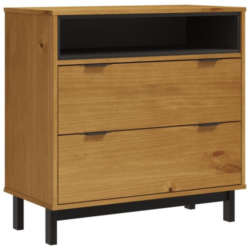 Kommode FLAM 80 x 40 x 80 cm i massivt fyrretræ
