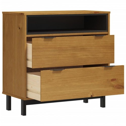 Kommode FLAM 80 x 40 x 80 cm i massivt fyrretræ