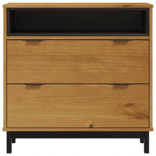 Kommode FLAM 80 x 40 x 80 cm i massivt fyrretræ