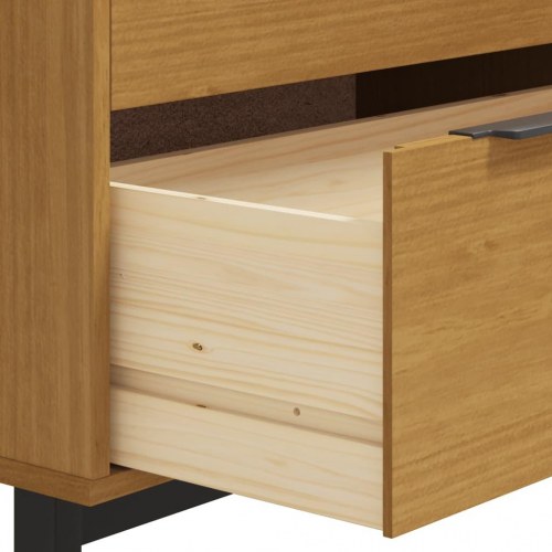 Kommode FLAM 80 x 40 x 80 cm i massivt fyrretræ