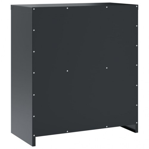 Arkivskab i stål 79 x 40 x 90 cm - antracitgrå