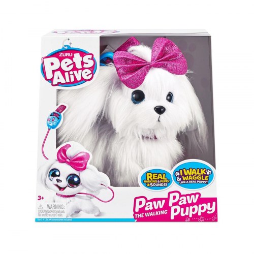 Pets Alive Interaktiv Hund - Lil Paw Paw Puppy, 30 × 18 × 30 cm