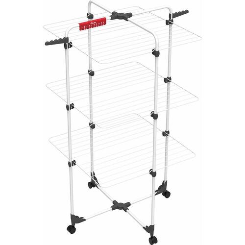 Sammenfoldeligt Tørrestativ Vileda Mixer 3 Stål 71 x 71 x 137 cm Hvid Metal (1 Dele)
