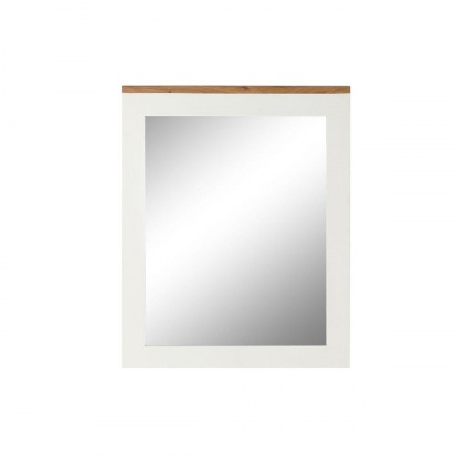 Vægspejl - hvid/brun Urban, 90 × 1,5 × 113 cm