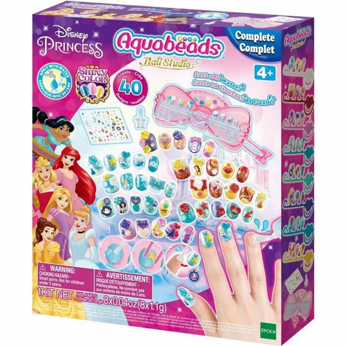 Legetøjssminke Aquabeads Disney Princess Manicure-sæt billede