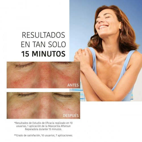 Ansigtsmaske Iroha After Sun Repairing - melon, beroliger og fugter (1 stk)