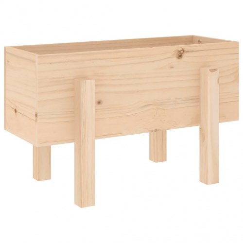 Plantekasse 62 x 30 x 38 cm i massivt fyrretræ