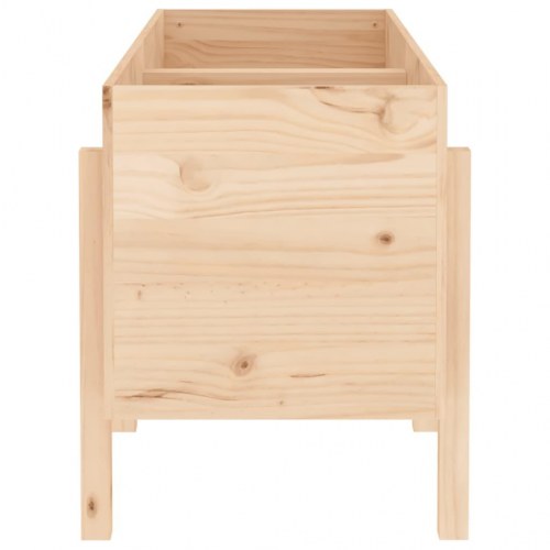 Højbed 121x50x57 cm massivt fyrretræ