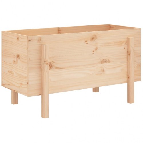 Højbed i massivt fyrretræ - 101 x 50 x 57 cm