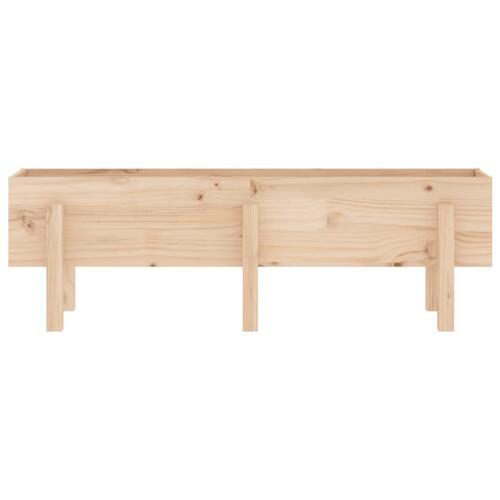 Højbed 121x30x38 cm massivt fyrretræ
