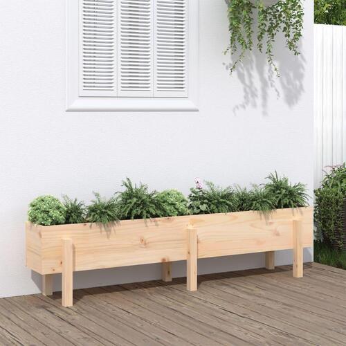 Højbed 160x30x38 cm massivt fyrretræ