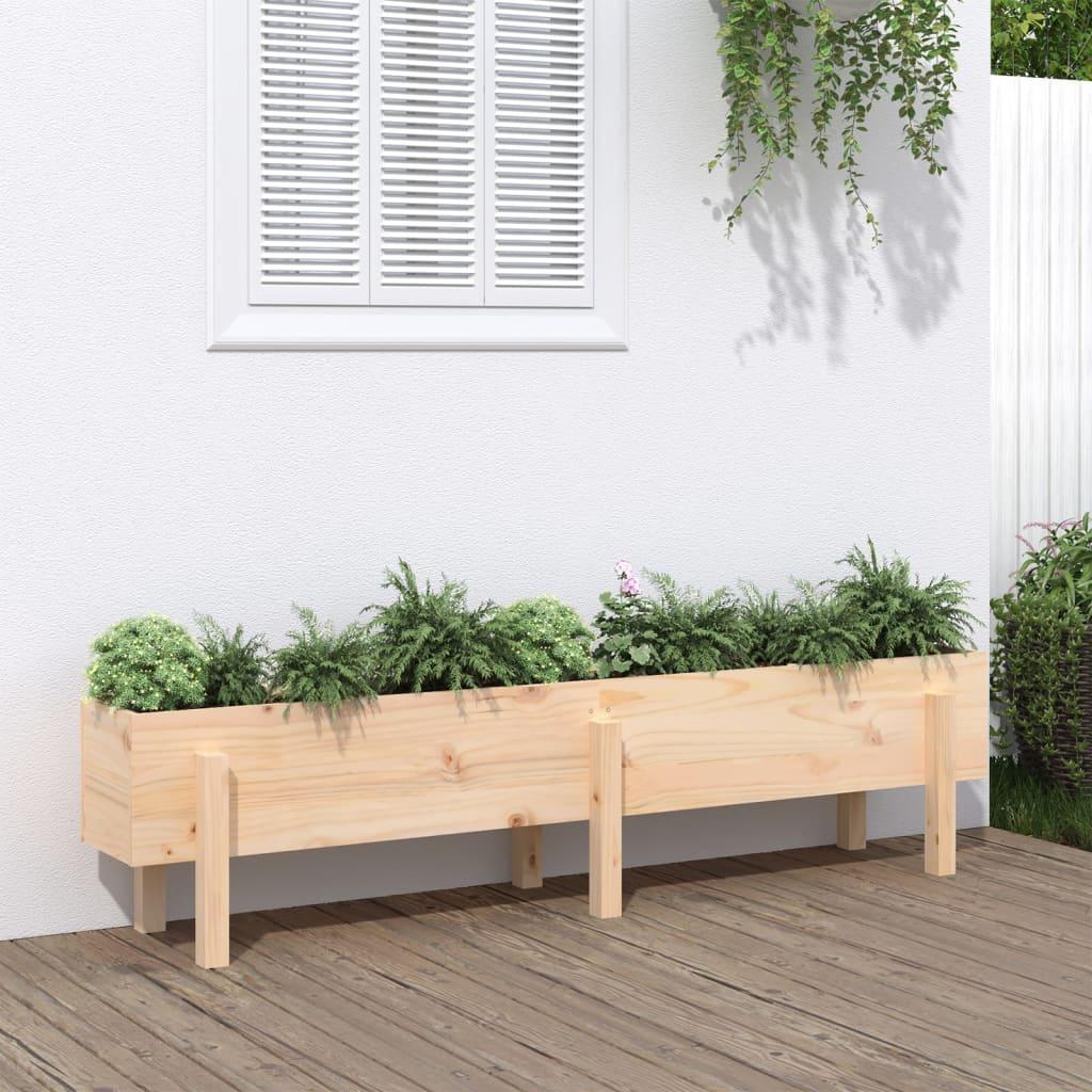Højbed 160x30x38 cm massivt fyrretræ