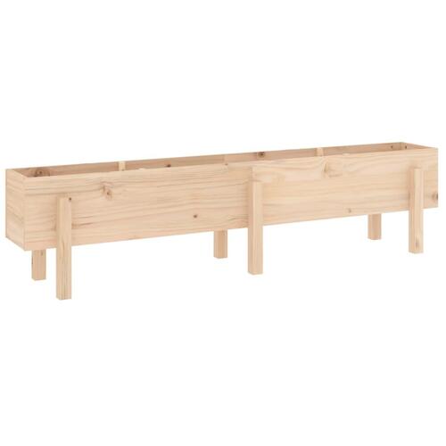 Højbed 160x30x38 cm massivt fyrretræ