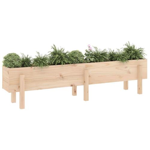 Højbed 160x30x38 cm massivt fyrretræ