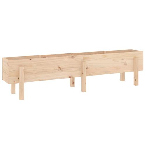 Højbed 160x30x38 cm massivt fyrretræ