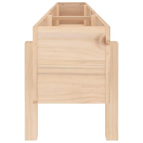 Højbed 160x30x38 cm massivt fyrretræ