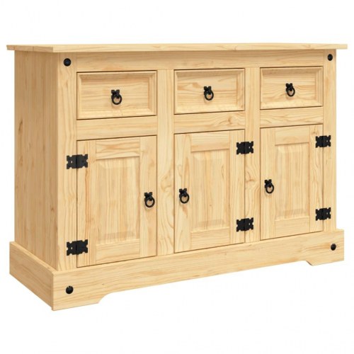 Skænk Corona brun 112 x 44 x 78 cm i massivt fyrretræ