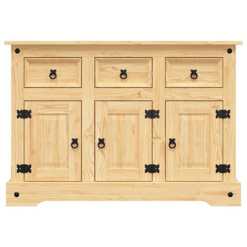 Skænk Corona brun 112 x 44 x 78 cm i massivt fyrretræ