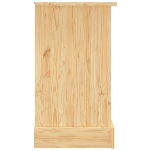 Skænk Corona brun 112 x 44 x 78 cm i massivt fyrretræ