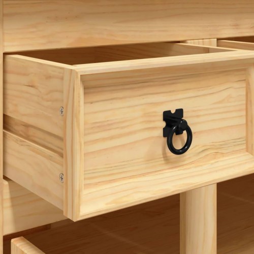 Skænk Corona brun 112 x 44 x 78 cm i massivt fyrretræ