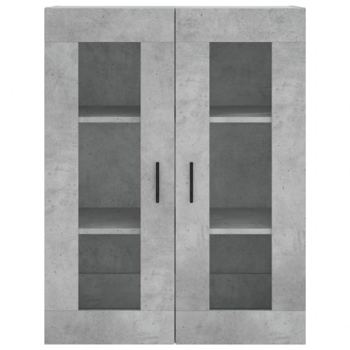 Højskab 69,5×34×180 cm i konstrueret træ - betongrå