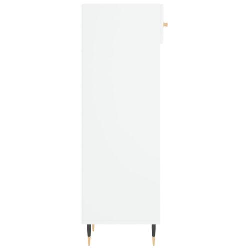 Skoreol 30x35x105 cm konstrueret træ hvid