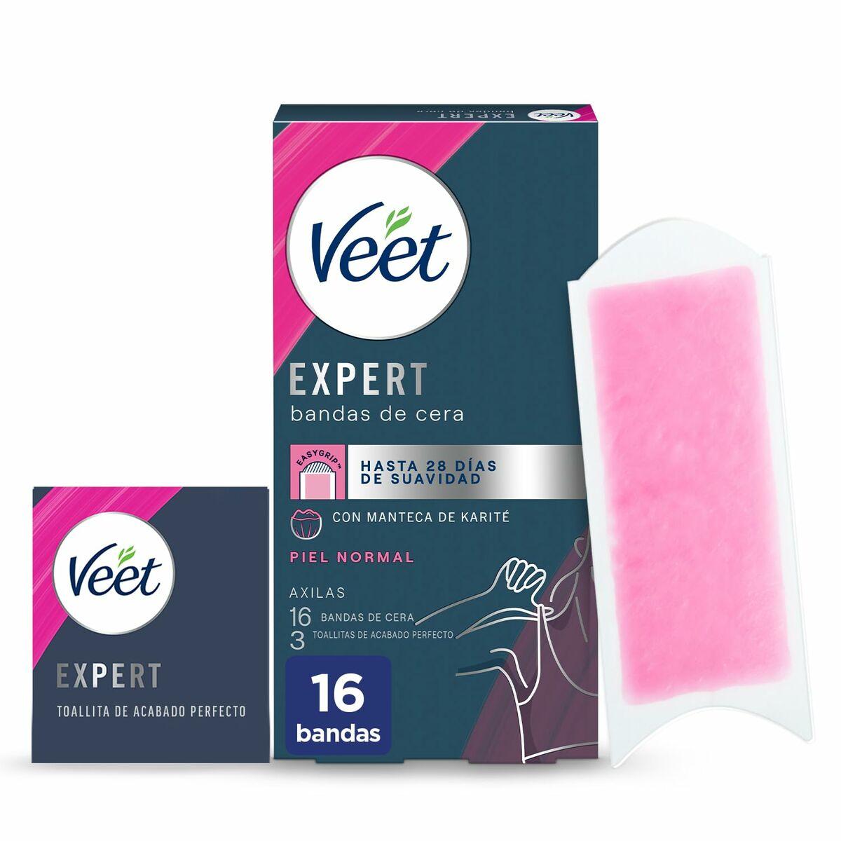 Veet - Expert Wax Strips Bikini & Underarms Normal Skin 16 Stk