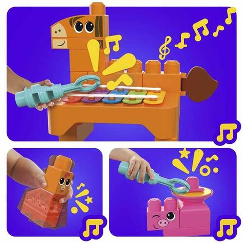 Interaktivt legetøj Megablocks Musiklegetøj