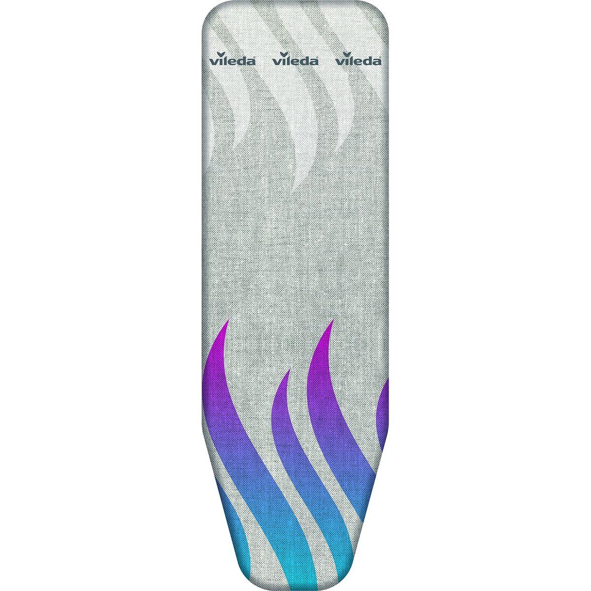 Vileda strygebrætbetræk 163263 - grå, multifarvet tryk