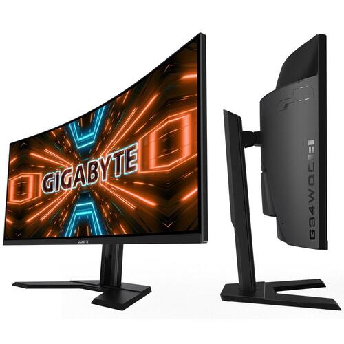 Skærm Gigabyte G34WQC A 34" 2K VA LCD Flicker free 50-60 Hz